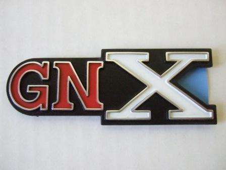 GNX Grill or Trunk Emblem